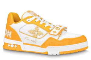 Giày Louis Vuitton Lv Trainer Monogram Yellow quai Velcro Best Quality