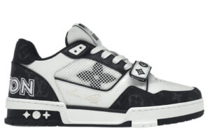 Giày Louis Vuitton LV Trainer ‘Velcro Strap Black White’ Best Quality