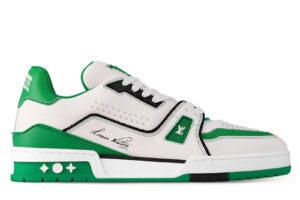 Giày Louis Vuitton LV Trainer White Green Best Quality