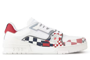 Giày Louis Vuitton LV Trainer x America’s Cup Red LV 37 Best Quality