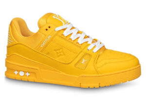 Giày Louis Vuitton LV Trainer Yellow Leather Monogram Best Quality