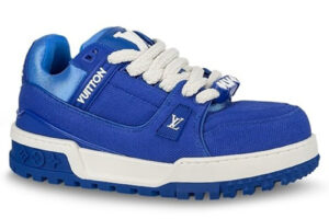 Giày Louis Vuitton Trainer Maxi Canvas Blue Best Quality