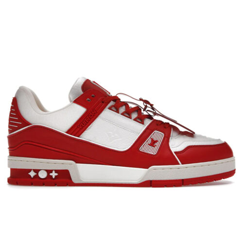 Giày Louis Vuitton Trainer Red White Best Quality