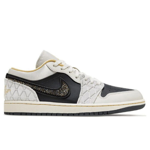 Giày Nike Air Jordan 1 Low ‘Beaded Swoosh’ Like Auth