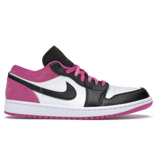 Giày Nike Air Jordan 1 Low Black Active Fuchsia Like Auth