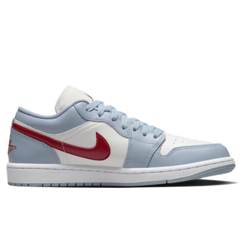 Giày Nike Air Jordan 1 Low Blue Whisper Dune Red Like Auth