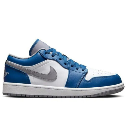 Giày Nike Air Jordan 1 Low ‘True Blue Cement’ Like Auth