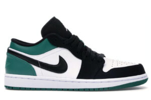 Giày Nike Air Jordan 1 Low White Black Mystic Green Like Auth