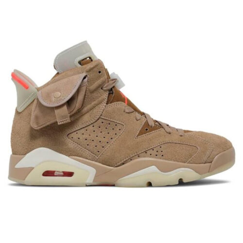 Giày Nike Air Jordan 6 Retro Travis Scott British Khaki Best Quality