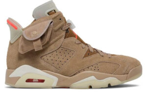 Giày Nike Air Jordan 6 Retro Travis Scott British Khaki Like Auth