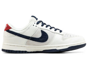Giày Nike SB Dunk Low x Louis Vuitton Grey Blue Red