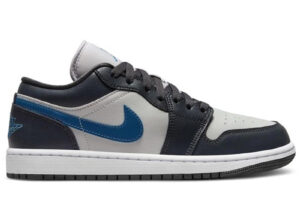 Giày Wmns Air Jordan 1 Low Anthracite Industrial Blue Like Auth