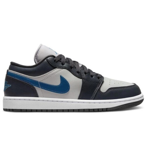 Giày Wmns Air Jordan 1 Low Anthracite Industrial Blue Like Auth