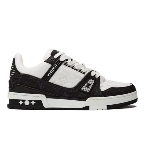 Louis Vuitton LV Trainer Monogram Denim Black