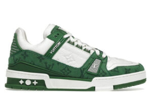 Louis Vuitton LV Trainer Monogram Denim Green Like Auth