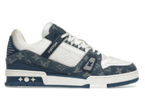 Louis Vuitton LV Trainer Monogram Denim White Blue
